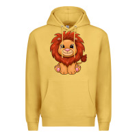 Antique Gold lion Premium Hoodie - texasbilliewilder