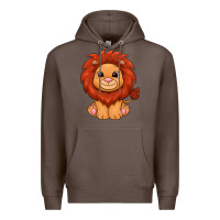 Coffee lion Premium Hoodie - texasbilliewilder