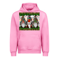 Fuchsia Pink gnomes Christmas Urban Hoodie - RanaPortraitStore