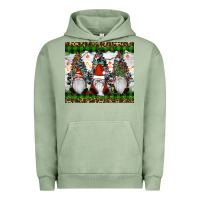 Pigment Oil Green gnomes Christmas Urban Hoodie - RanaPortraitStore
