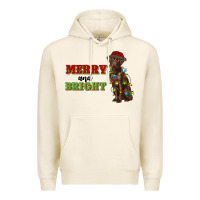 Tofu merry and bright labrador Premium Hoodie - RanaPortraitStore