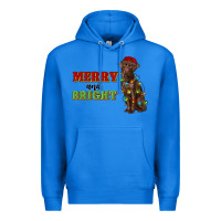 True Royal merry and bright labrador Premium Hoodie - RanaPortraitStore