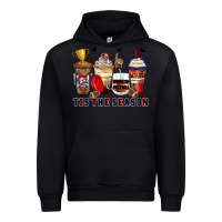 Black tis' the season american football coffee cups Urban Hoodie - Zillion Design Studio