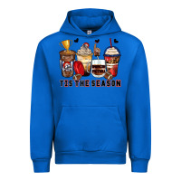 Cobalt tis' the season american football coffee cups Urban Hoodie - Zillion Design Studio