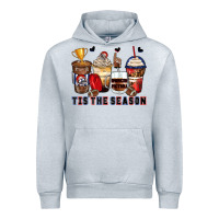 Heather Grey tis' the season american football coffee cups Urban Hoodie - Zillion Design Studio