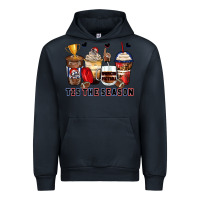 Navy tis' the season american football coffee cups Urban Hoodie - Zillion Design Studio