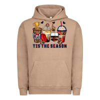 Pigment Burro tis' the season american football coffee cups Urban Hoodie - Zillion Design Studio