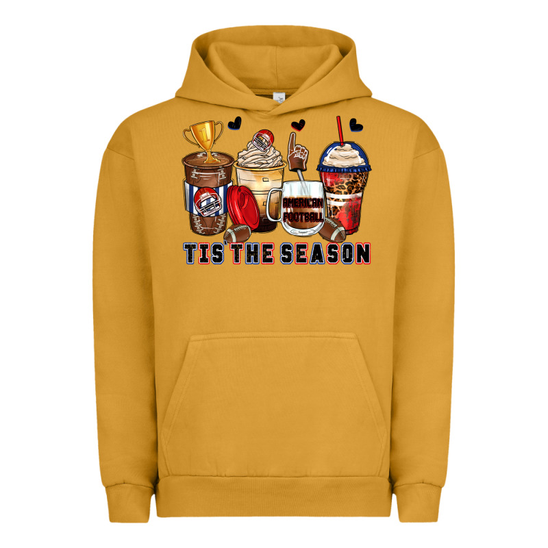 Tis' The Season American Football Coffee Cups Urban Hoodie by Zillion Design Studio | Teevron