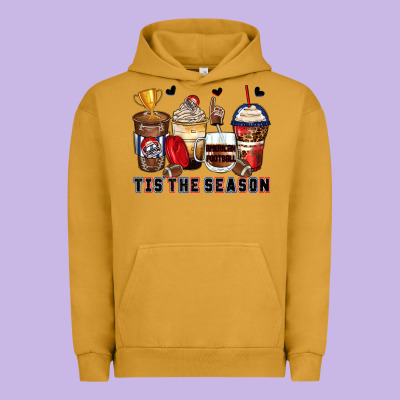 Tis' The Season American Football Coffee Cups Urban Hoodie Designed By Zillion Design Studio