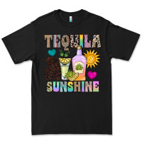 Black Tequila Sunshine Premium Tee - CowhideDigitalArt