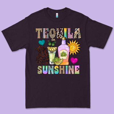 Tequila Sunshine Premium Tee Designed By Cowhidedigitalart