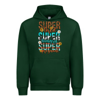 Forest Green super tired super hungry super pregnant Urban Hoodie - texasbilliewilder