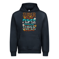 Navy super tired super hungry super pregnant Urban Hoodie - texasbilliewilder