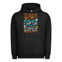 Pigment Black super tired super hungry super pregnant Urban Hoodie - texasbilliewilder