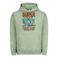 Pigment Oil Green super tired super hungry super pregnant Urban Hoodie - texasbilliewilder