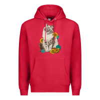 Cardinal siberian cat sunflower and gemstone Premium Hoodie - texasbilliewilder