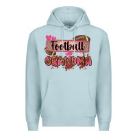 Blue Mist football grandma with leopard Premium Hoodie - Zillion Design Studio