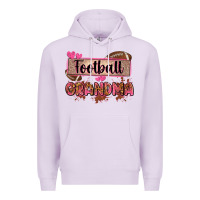 Lilac football grandma with leopard Premium Hoodie - Zillion Design Studio