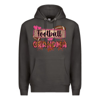Smoke football grandma with leopard Premium Hoodie - Zillion Design Studio