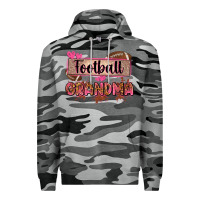 Slate Camo football grandma with leopard Premium Hoodie - Zillion Design Studio