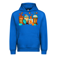 Cobalt thankful coffee cups Urban Hoodie - Zillion Design Studio