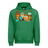 Emerald thankful coffee cups Urban Hoodie - Zillion Design Studio
