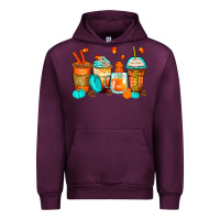 Mauve Wine thankful coffee cups Urban Hoodie - Zillion Design Studio