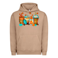 Pigment Burro thankful coffee cups Urban Hoodie - Zillion Design Studio