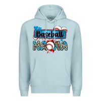 Blue Mist baseball nana with leopard Premium Hoodie - Zillion Design Studio