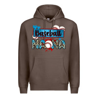Coffee baseball nana with leopard Premium Hoodie - Zillion Design Studio