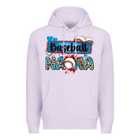 Lilac baseball nana with leopard Premium Hoodie - Zillion Design Studio