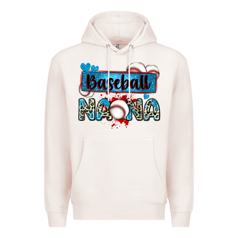 Baseball Nana With Leopard Premium Hoodie by Zillion Design Studio | Teevron