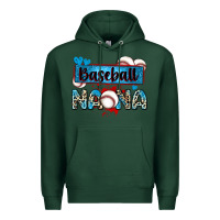 Sports Green baseball nana with leopard Premium Hoodie - Zillion Design Studio