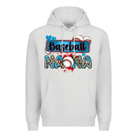 Dove Grey baseball nana with leopard Premium Hoodie - Zillion Design Studio
