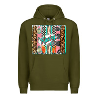 Army Green racing brushstroke Premium Hoodie - AdoDesignShop