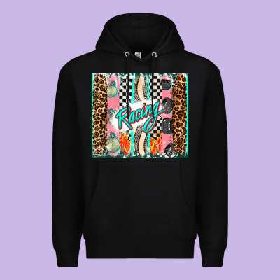 Racing Brushstroke Premium Hoodie Designed By Adodesignshop