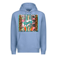 Colony Blue racing brushstroke Premium Hoodie - AdoDesignShop