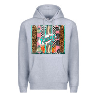Heather Grey racing brushstroke Premium Hoodie - AdoDesignShop