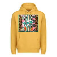 Mustard racing brushstroke Premium Hoodie - AdoDesignShop
