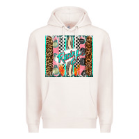 Pale Pink racing brushstroke Premium Hoodie - AdoDesignShop
