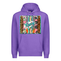 Purple racing brushstroke Premium Hoodie - AdoDesignShop