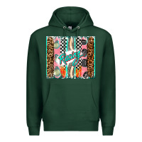 Sports Green racing brushstroke Premium Hoodie - AdoDesignShop