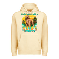 Pina Colada life is better with a golden retriever Premium Hoodie - texasbilliewilder