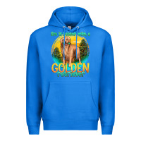 True Royal life is better with a golden retriever Premium Hoodie - texasbilliewilder