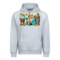Heather Grey blessed coffee cups Urban Hoodie - Zillion Design Studio