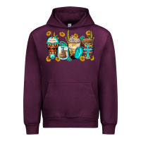 Mauve Wine blessed coffee cups Urban Hoodie - Zillion Design Studio