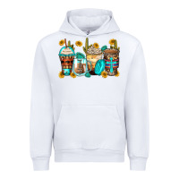 White blessed coffee cups Urban Hoodie - Zillion Design Studio