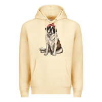 Pina Colada st bernard with bandanna Premium Hoodie - texasbilliewilder