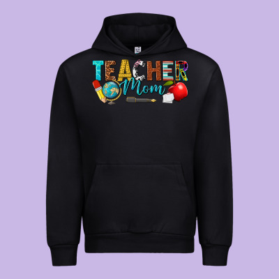 Teacher Mom Urban Hoodie Designed By Texasbilliewilder