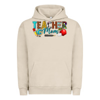 Pigment French Oak teacher mom Urban Hoodie - texasbilliewilder